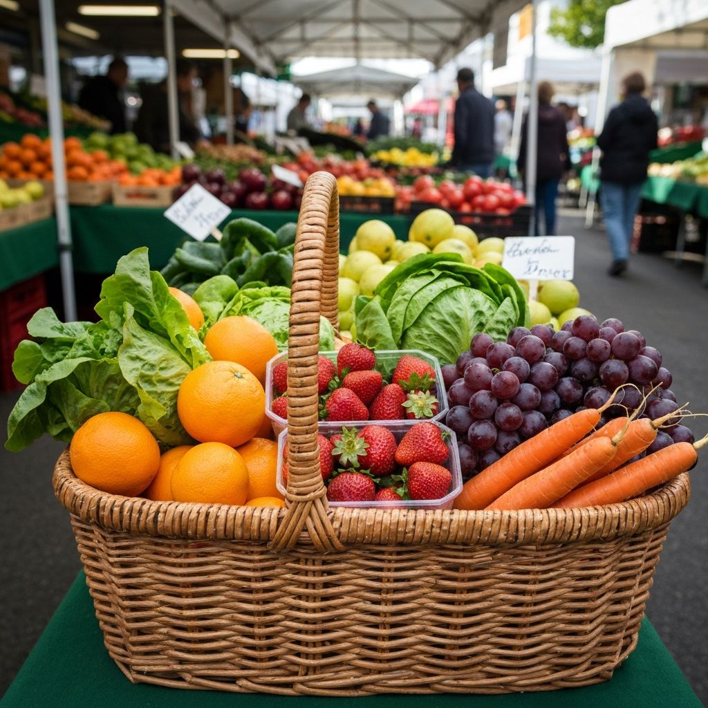 Shopping for fresh produce